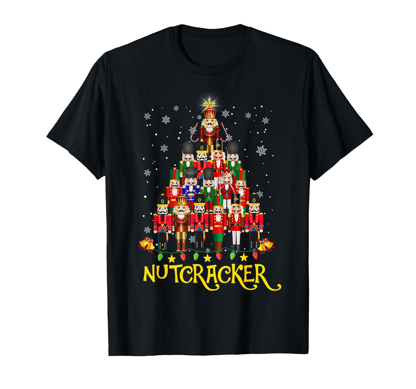 Funny Nutcracker Christmas Tree for Men Women Kids T-Shirt