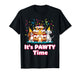 Happy Birthday Dog Shirt for Pet Lovers, Fun It's Pawty Time T-Shirt