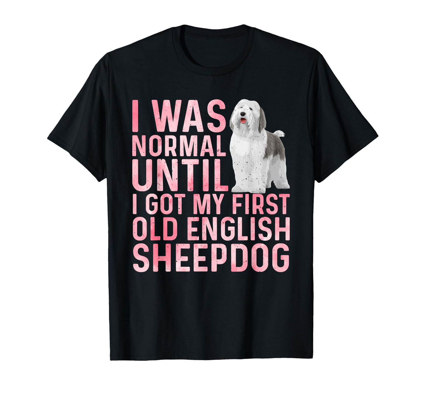 Best Old English Sheepdog Art for Men Women Sheepdog Lover T-Shirt