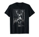 Patriotic Whitetail Buck Deer Hunting Hunter T-Shirt