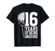 16 Years of Being Awesome Golf Player 16th Birthday T-Shirt