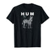 Vintage Animal Lover HUM Funny Retro Design Zebra Meme T-Shirt