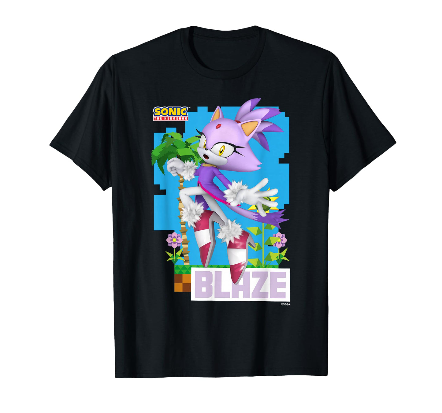 Sonic The Hedgehog - in The Zone - Blaze T-Shirt