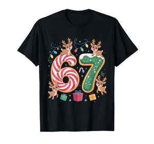 Christmas 67 Funny Xmas Six Seven Ugly Sweater 6-7 T-Shirt