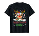 Christmas Reindeer Night Shift Crew Nurse Nursing Xmas Pjs T-Shirt