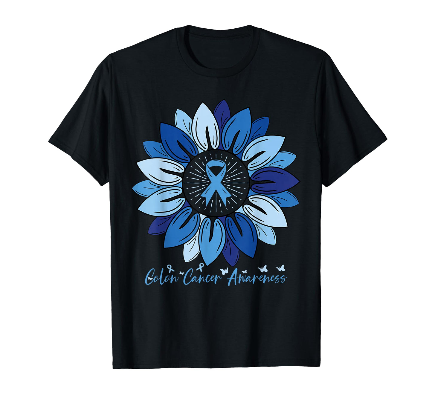 Sunflower Colon Cancer Awareness Month T-Shirt
