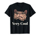 Cats Meme Graphic Silly Cat Humor Funny Cat Very Cool T-Shirt