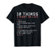 10 Things I Want in My Life Shirts Cats Lovers Men T-Shirt