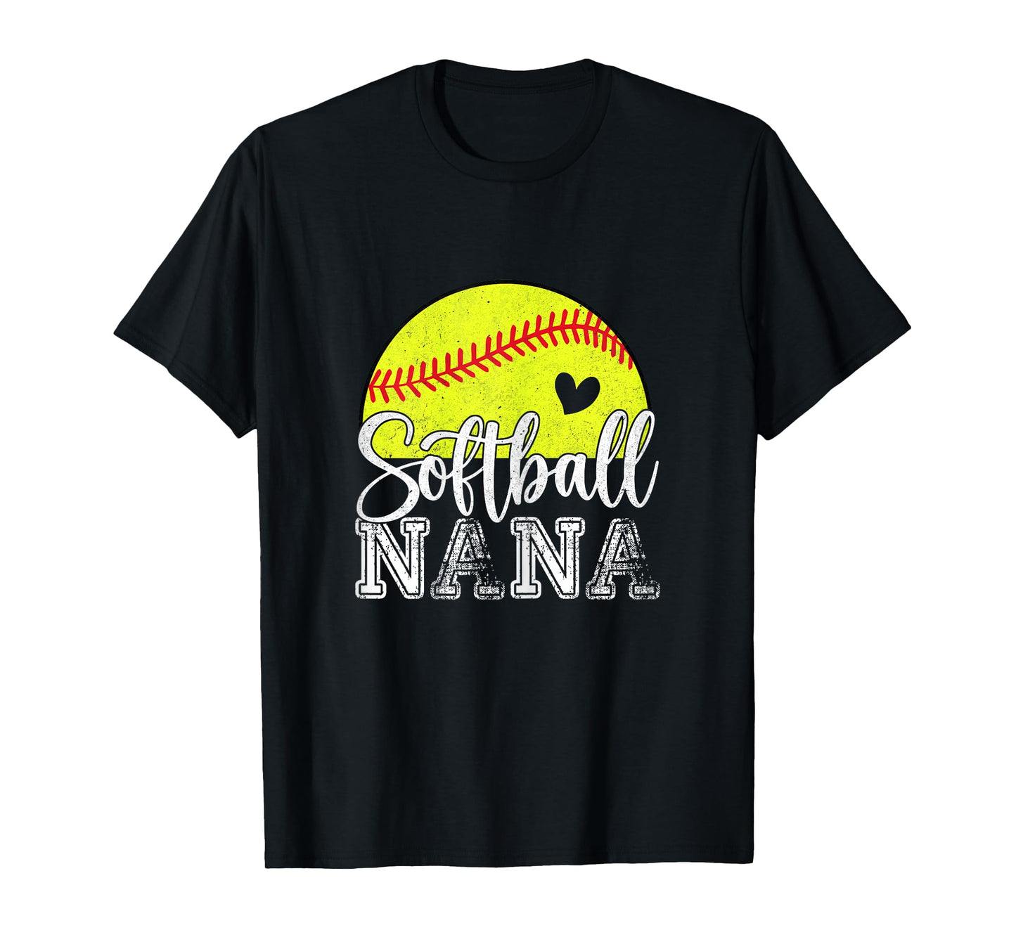 Softball Nana Gifts for Mother's Day Women Softball Lovers T-Shirt