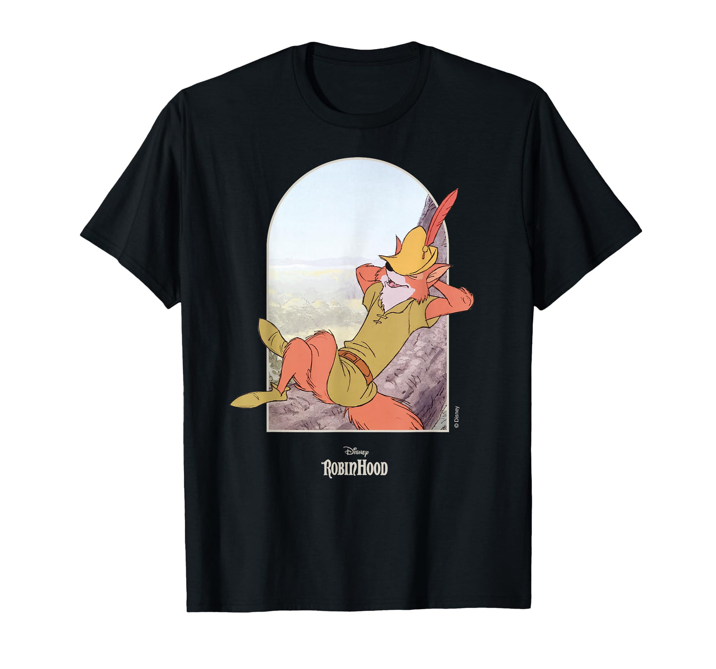 Disney Robin Hood Napping in Sherwood Forest Vintage T-Shirt