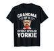 Overly Spoiled Yorkie Grandma Design T-Shirt