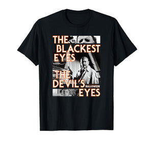Halloween Dr. Loomis The Devil's Eyes Collage Horror Movie T-Shirt