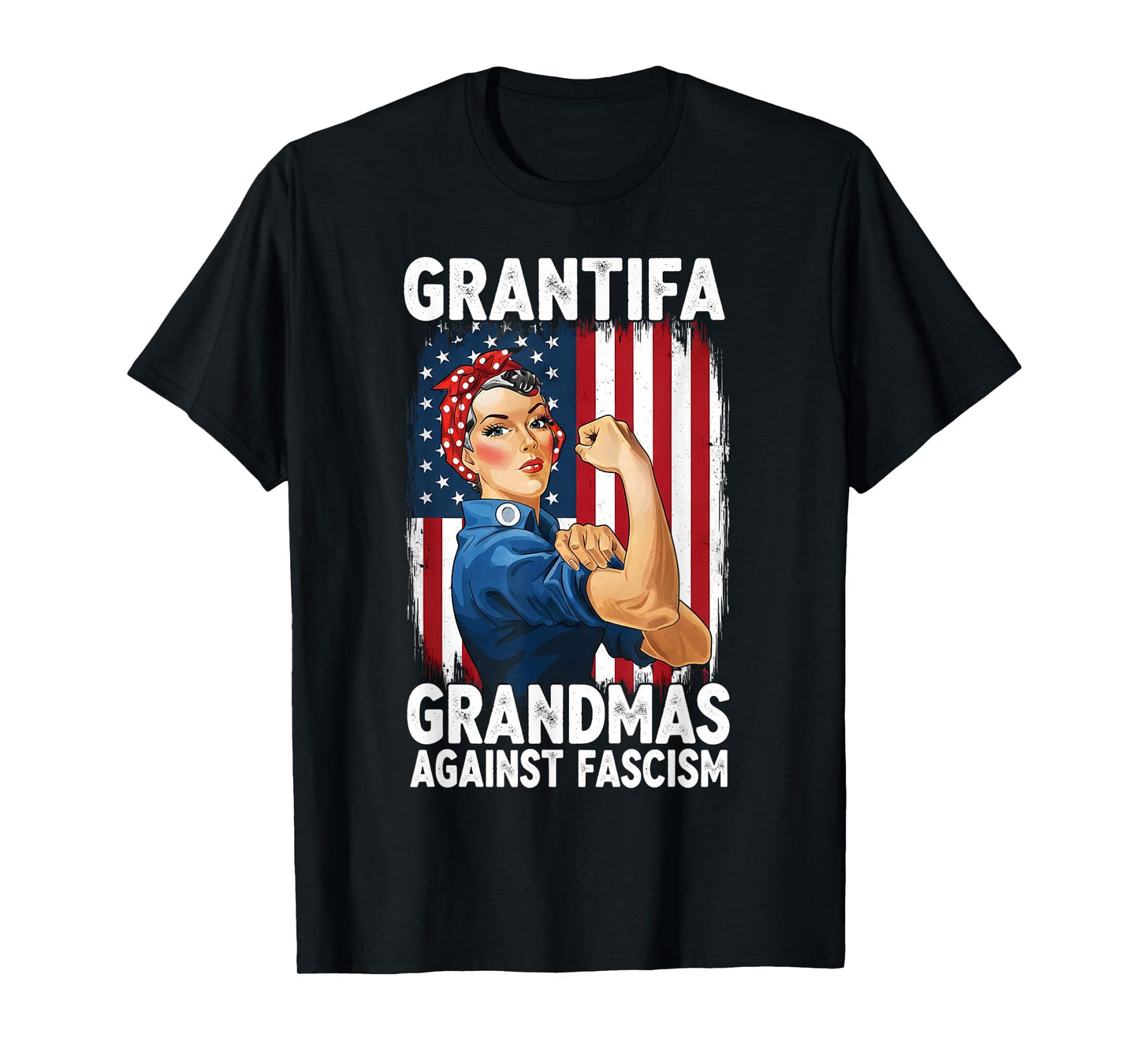 Grantifa Grandmas Against Fascism Feminist Political T-Shirt