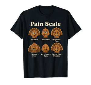 Pain Scale Pumpkin Pain Assessment Trauma Nurse Halloween T-Shirt