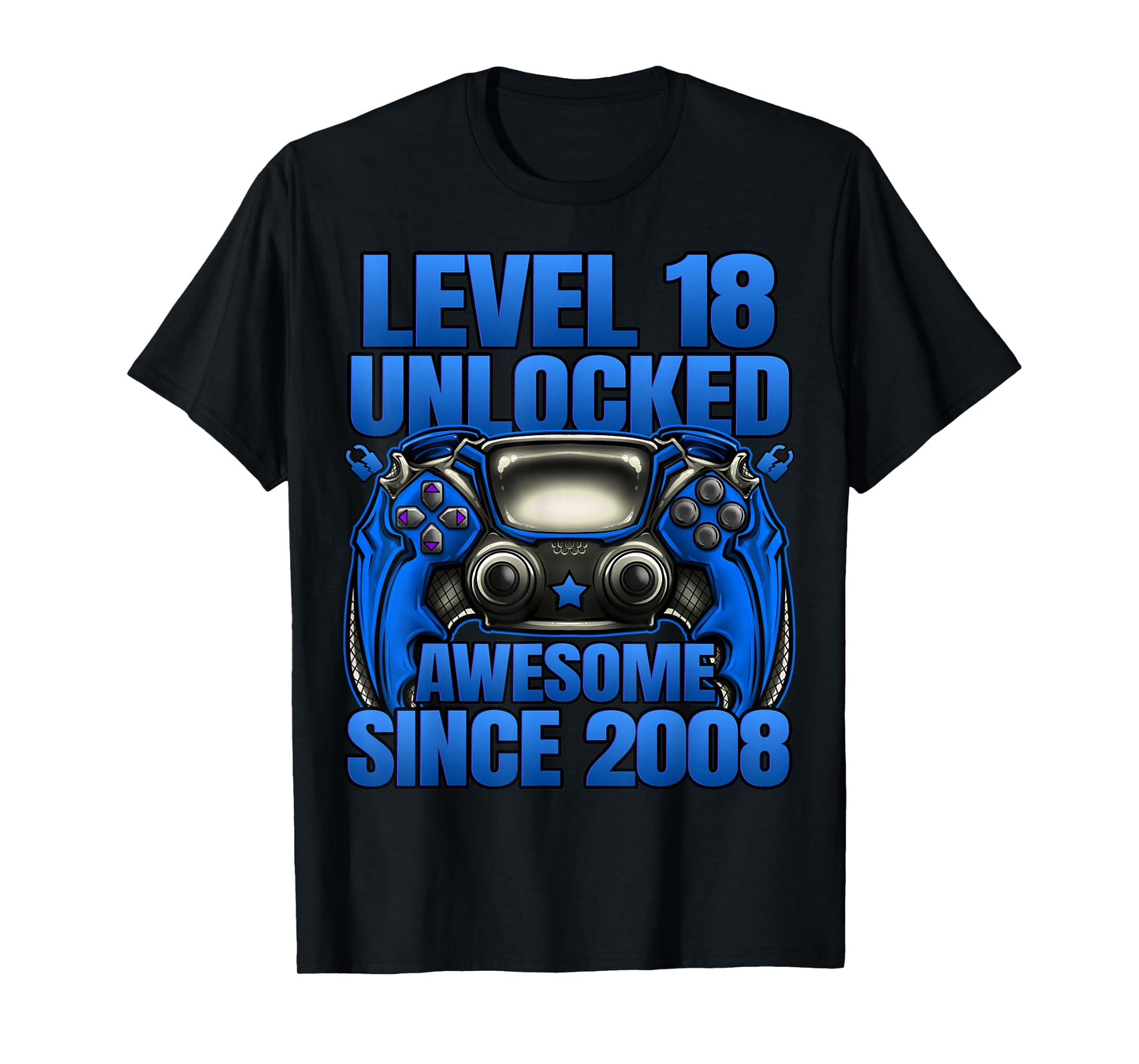 Level 18 Unlocked 18 Year Old Gifts Boys 18th Birthday Boy T-Shirt