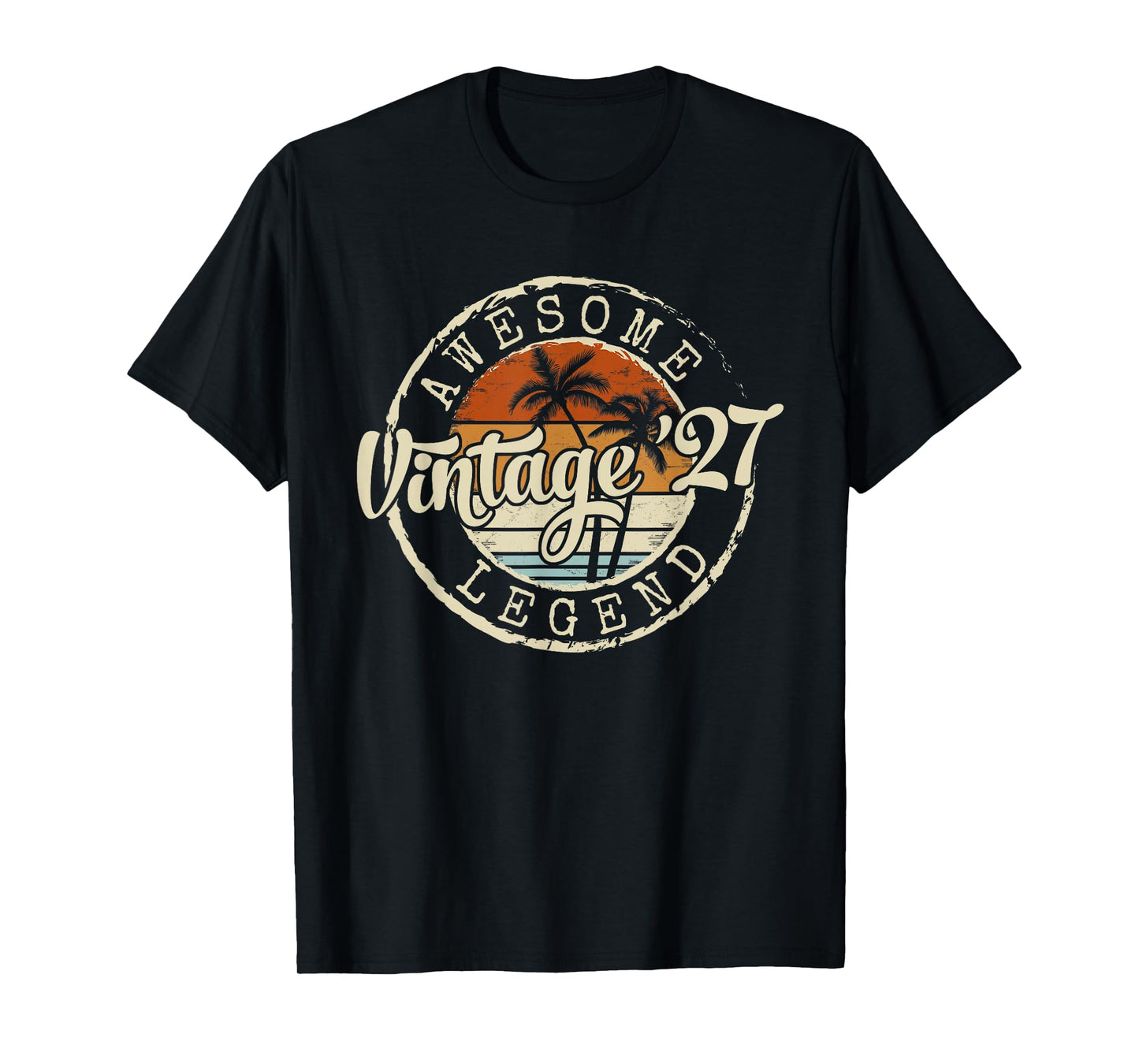 Vintage 1927 99yr 99th Birthday Gifts for Men 99 Years Old T-Shirt