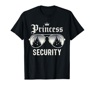 Princess Security Protection Castle Royal Birthday Girls T-Shirt