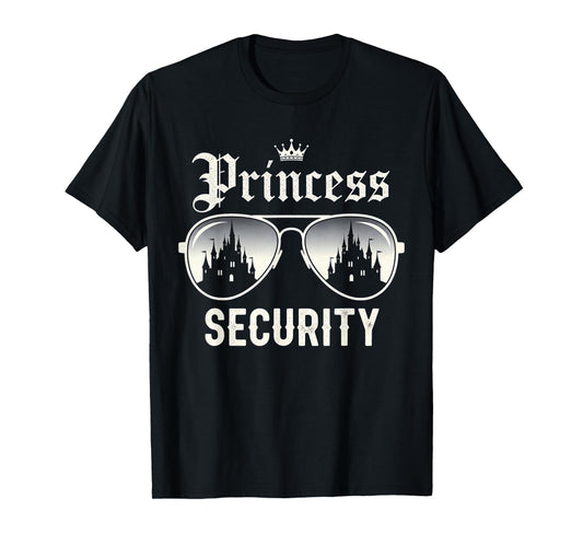 Princess Security Protection Castle Royal Birthday Girls T-Shirt