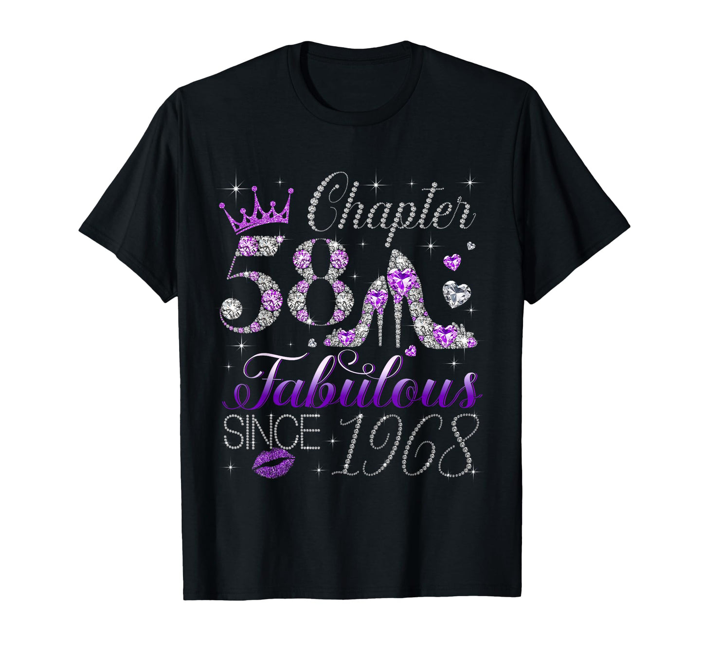 Chapter 58 Fabulous Since 1968 58Th Birthday Women Girls T-Shirt