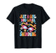 Just A Girl Who Loves Swimming Groovy Cute Swimmer Swim Kids T-Shirt