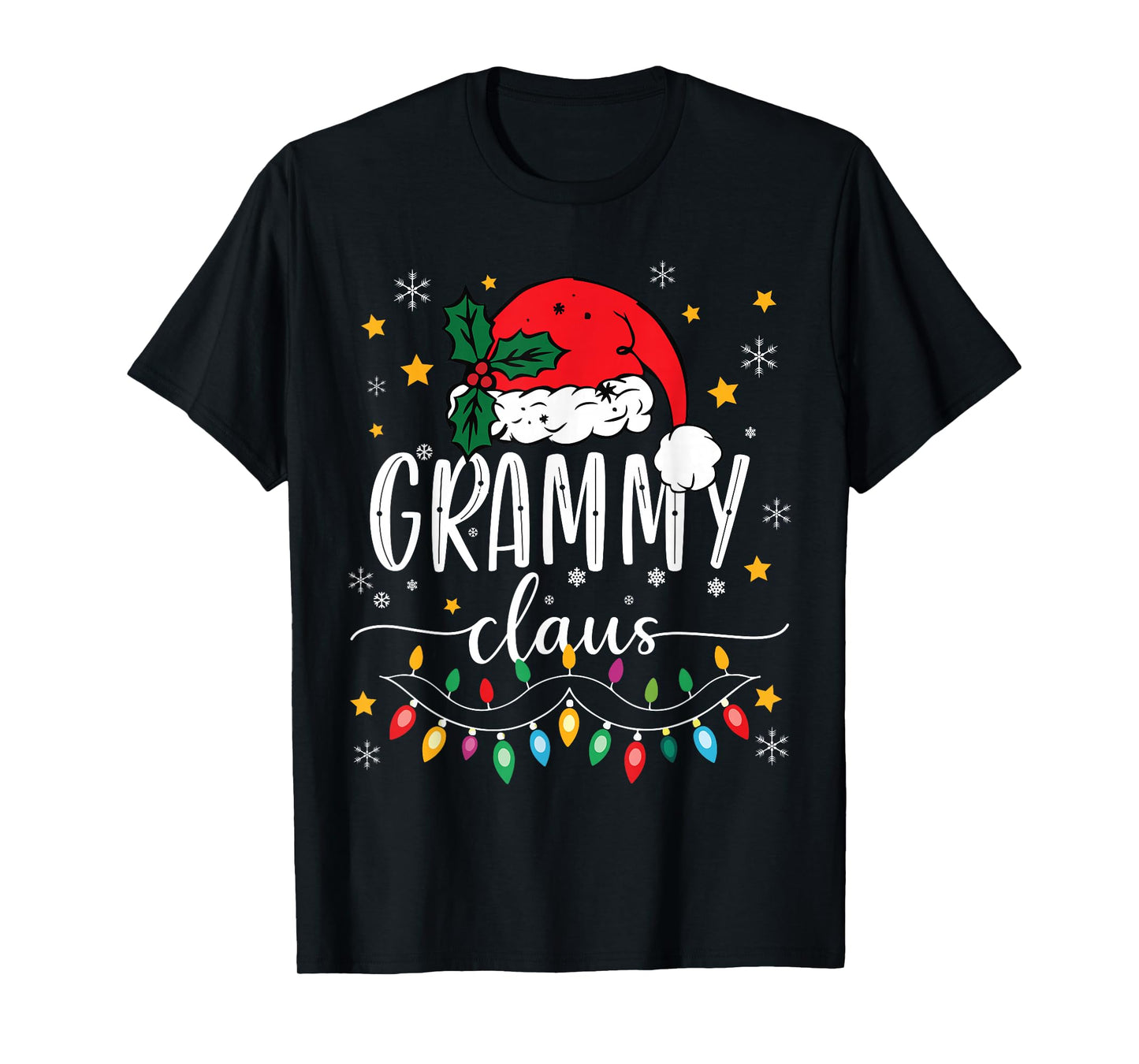 Grammy Claus Xmas Santa Funny Christmas Matching Family T-Shirt