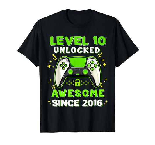 10th Birthday T-Shirt for Boys 10 Years Birthday Kids Gifts T-Shirt
