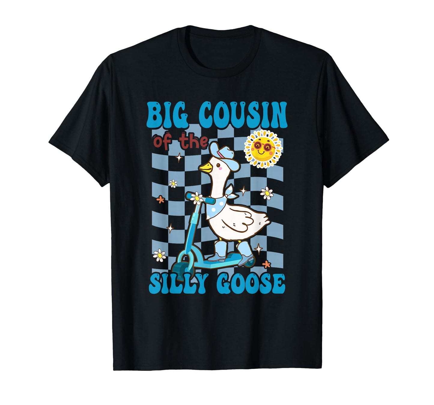 Big Cousin of The Silly Goose First Birthday Family Matching T-Shirt