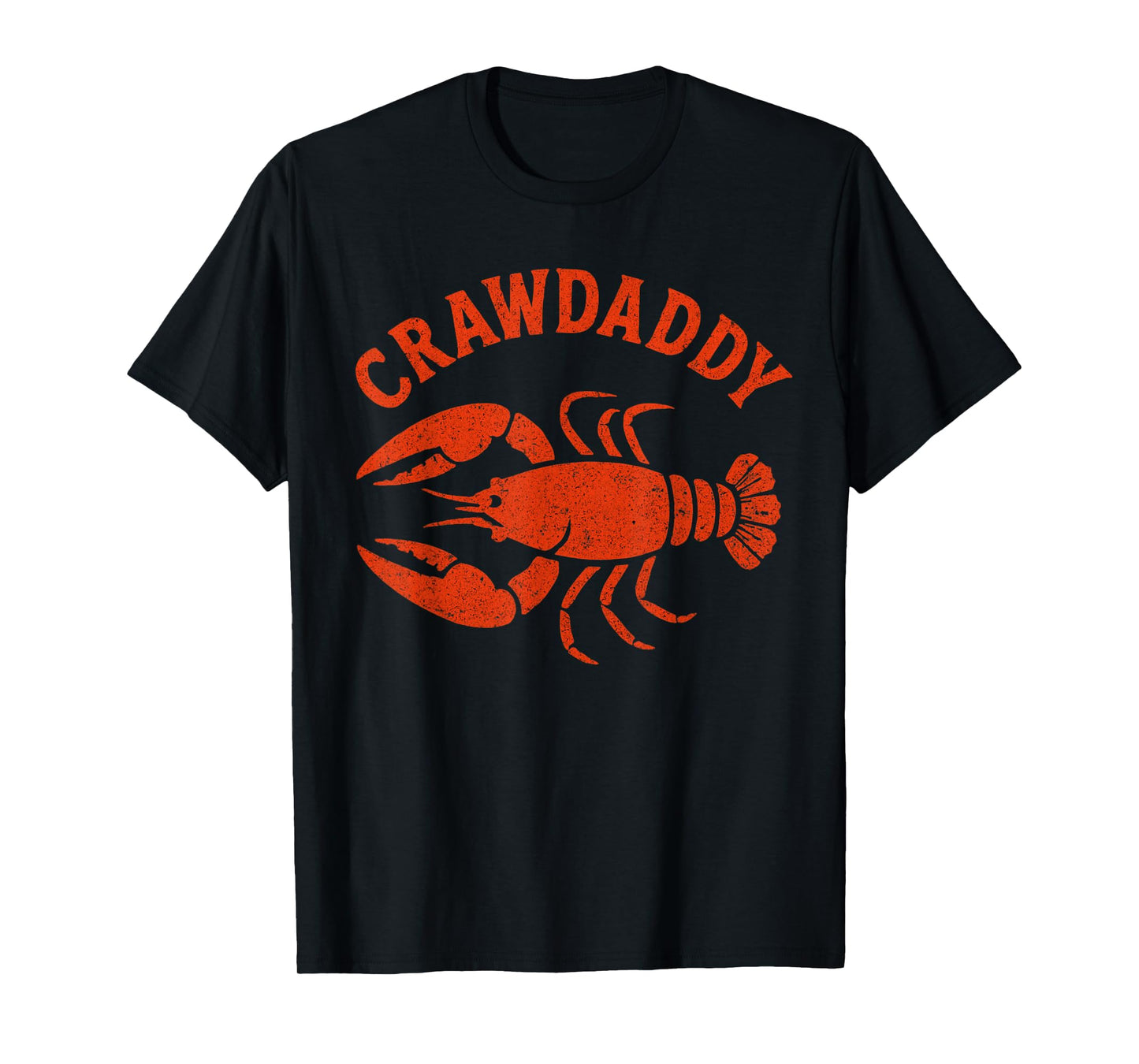 Funny Craw Daddy Crawfish Boil Dad Crawdad Vintage Party Men T-Shirt