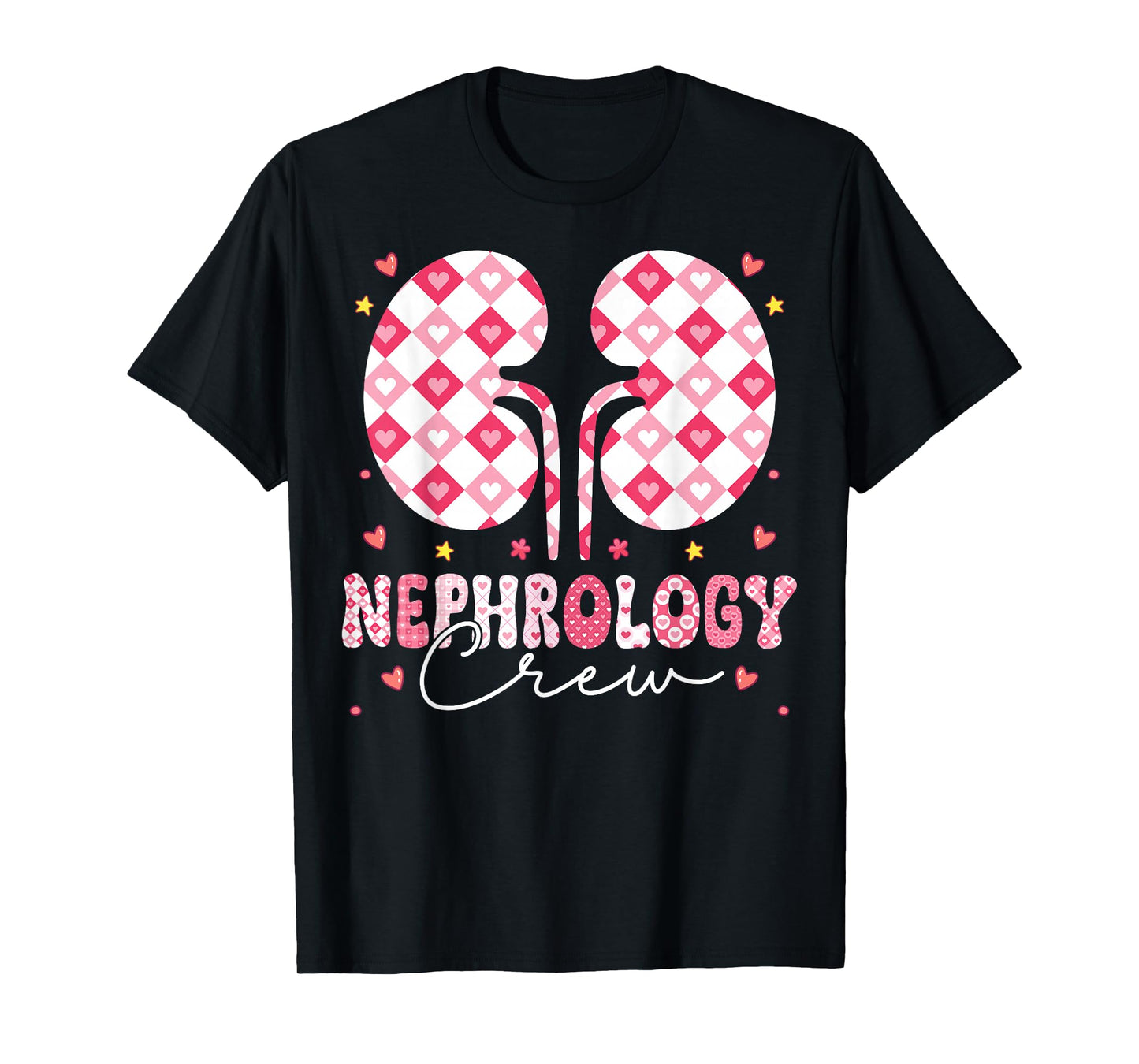 Nephrology Crew - Boho Rainbow Kidney Dialysis Nurse T-Shirt