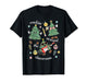 Rockin' Around The Classroom Christmas Teacher Retro Groovy T-Shirt