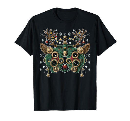 Optometry Christmas Ophthalmologist Funny Optician Christmas T-Shirt