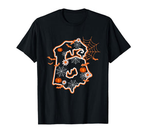 Six Seven 6 7 Meme Funny 67 Costume Design Couples Halloween T-Shirt
