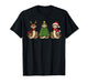 Retro Christmas Hognose Snake Santa Reindeer T-Shirt