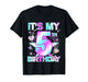 5 Years Old Birthday Kpop Kids Toddler 5th Birthday Girl T-Shirt
