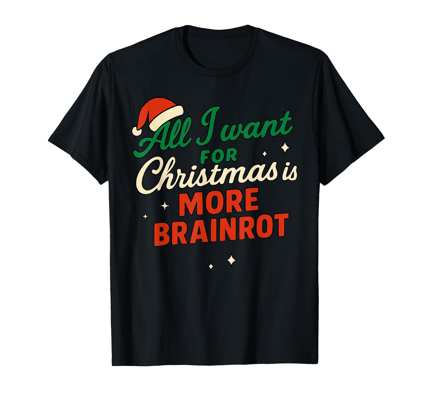 Funny Italian Brainrot Christmas MemeFor Boys Kids X-Mas T-Shirt