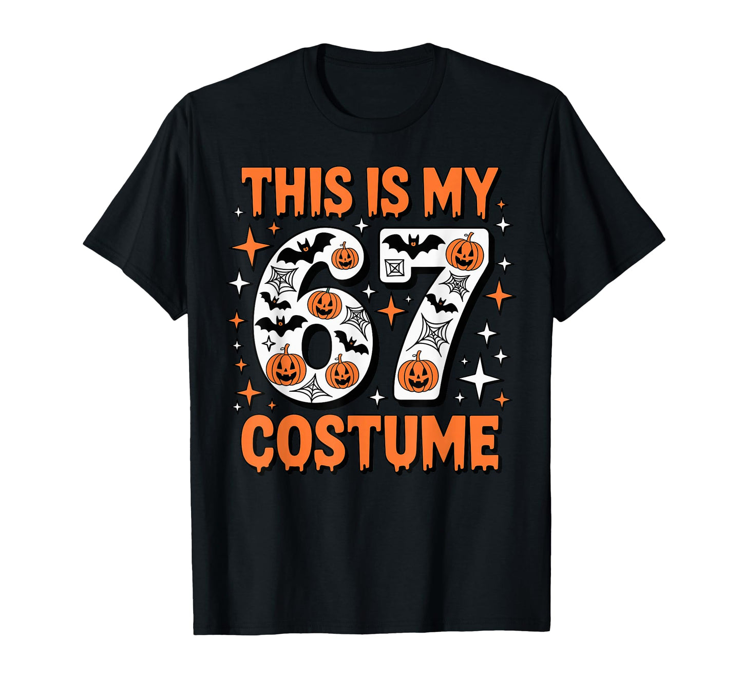 This is My 67 Costume 6 7 Meme Gen Alpha Halloween Six Seven T-Shirt