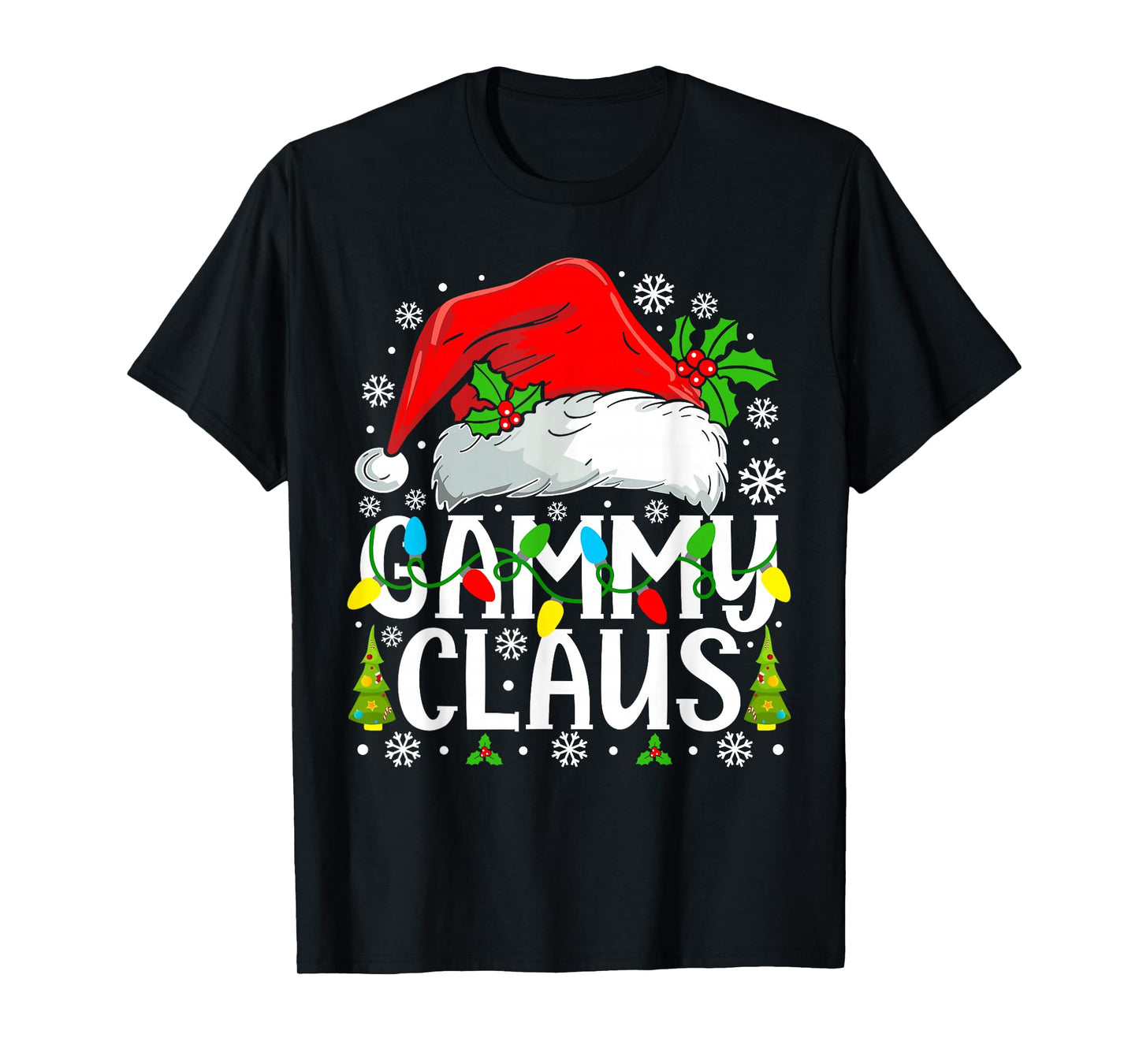 Gammy Claus Funny Christmas Family Matching T-Shirt