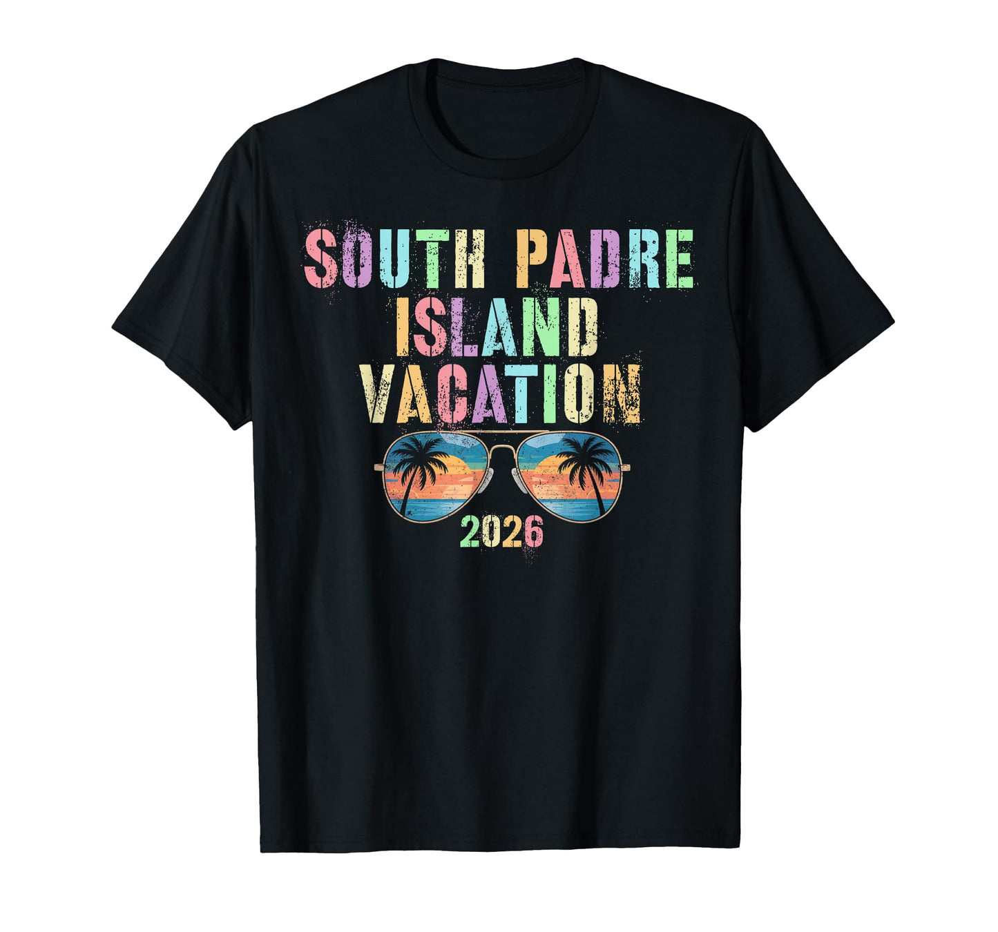 Vintage South Padre Island Vacation 2026 Vacay Swim Travel T-Shirt