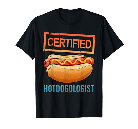 Cool Hotdog Outfit for Men Women Adult Hotdog Hot Dog Lover T-Shirt