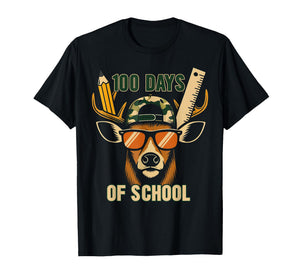 Oh Deer 100 Days of School are Here Deer Hunting 100th Day T-Shirt