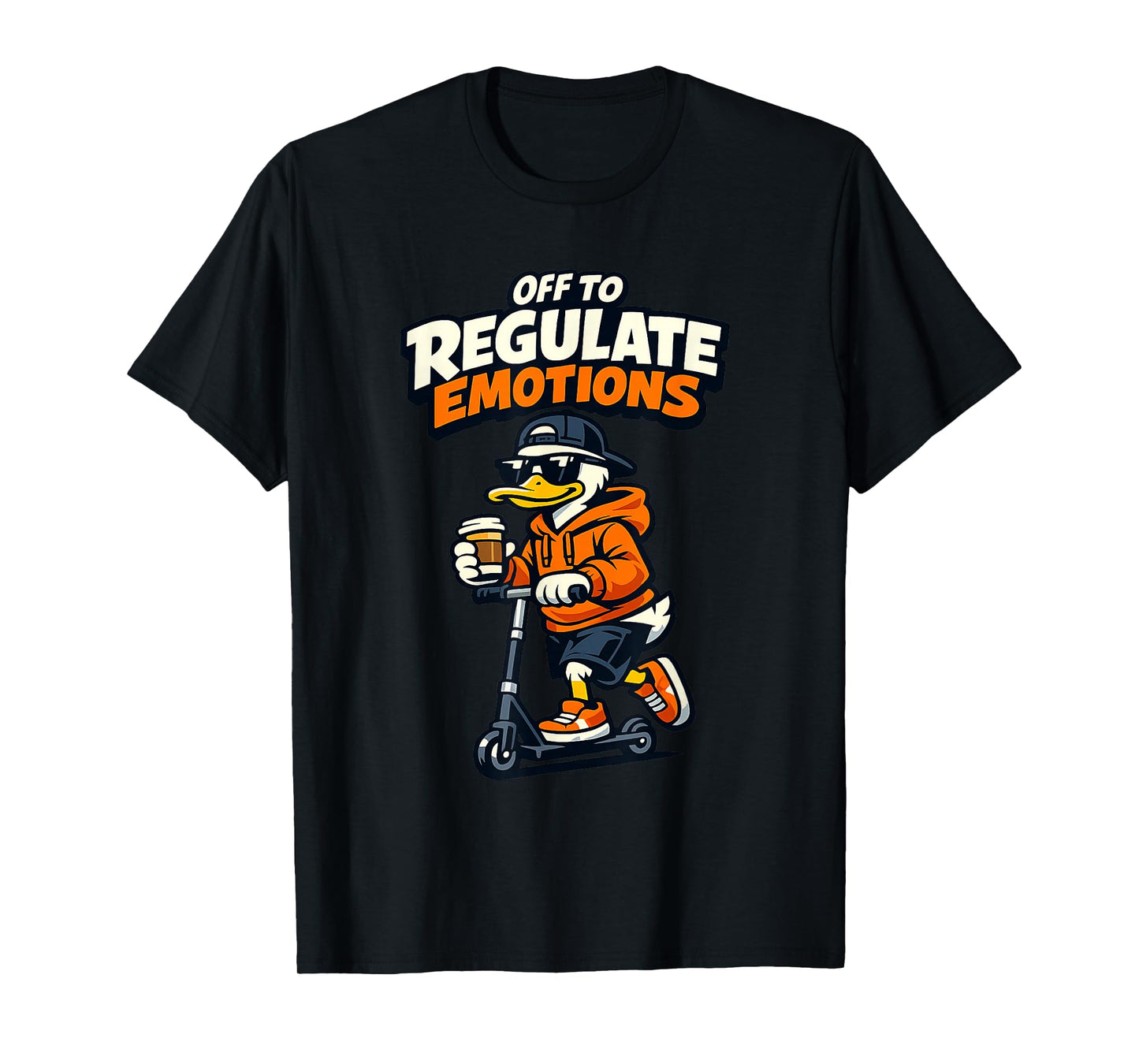 Off to Regulate Emotions Funny Goose Mental Health Counselor T-Shirt