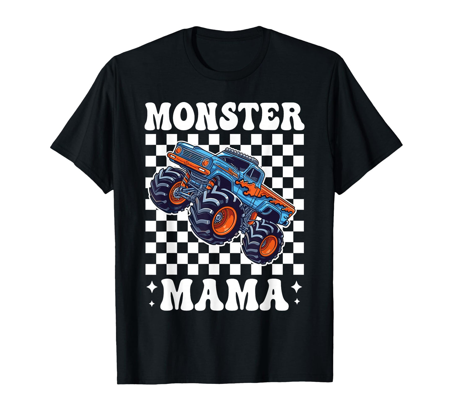 Monster Truck Mama Family Matching Monster Trucks Birthday T-Shirt