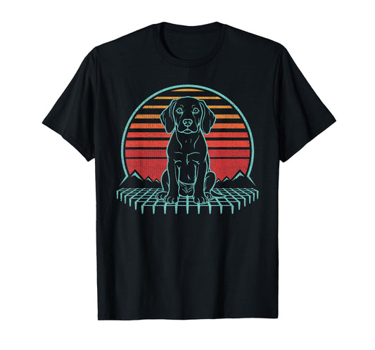 Beagle Lover Dog Owner Retro Vintage 80s T-Shirt