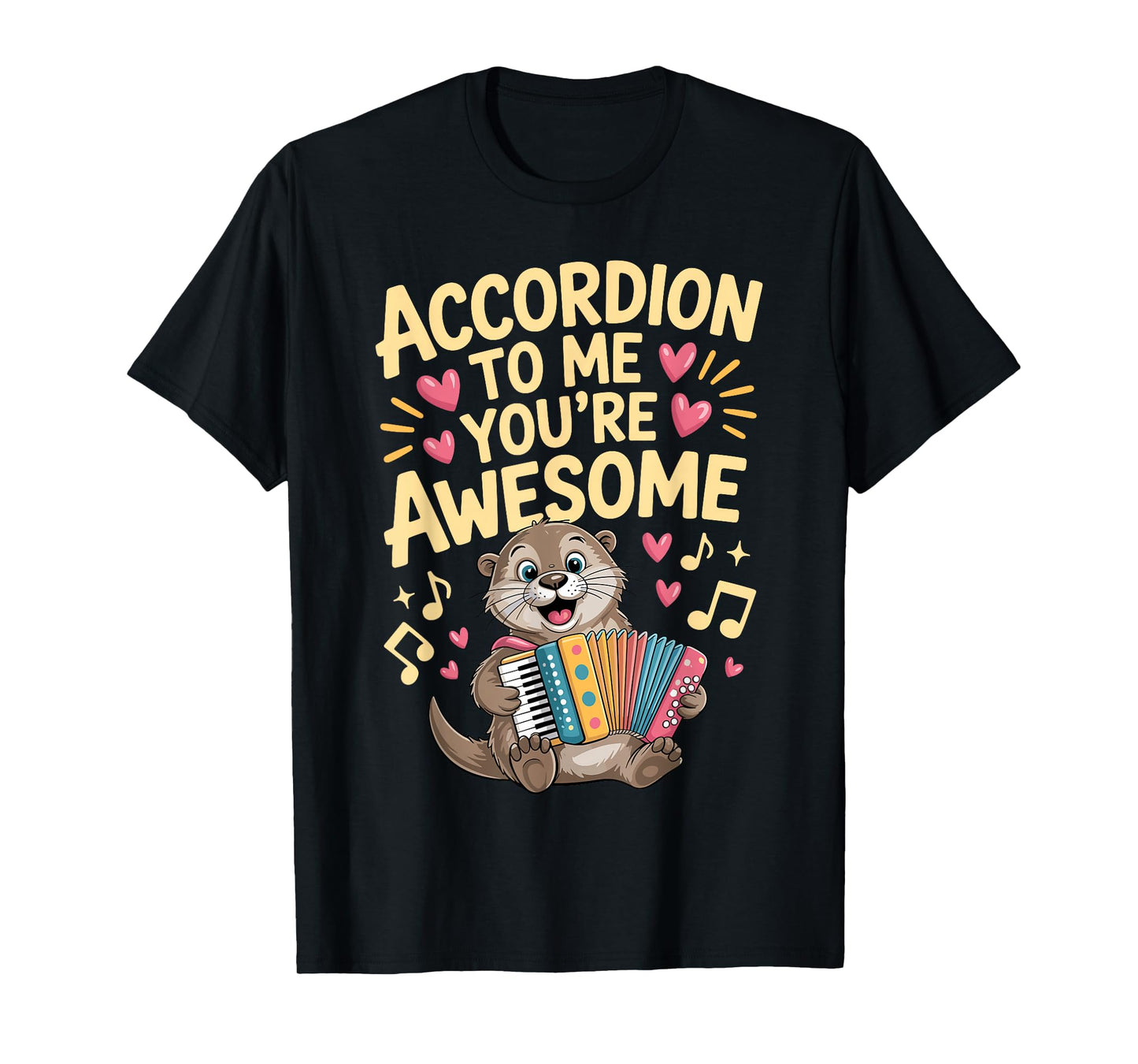Accordion Design for Men Women Accordionist Accordion Player T-Shirt
