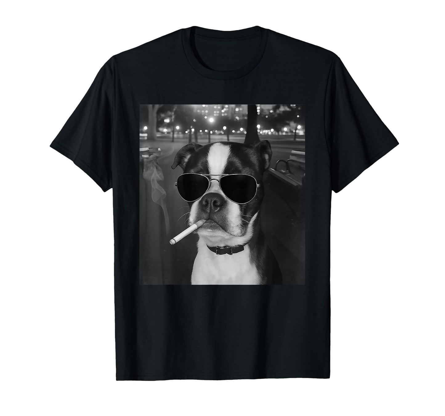 Funny Smoking Dog Meme Cigarette Gen Z Meme Dog Lover T-Shirt
