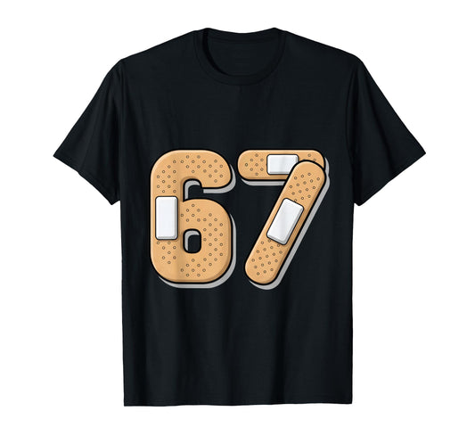 Six Seven Nursing Cool 67 Number Meme Funny T-Shirt