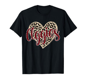 Aggies Heart Men Women Kids Youth Teen Boys Girls T-Shirt