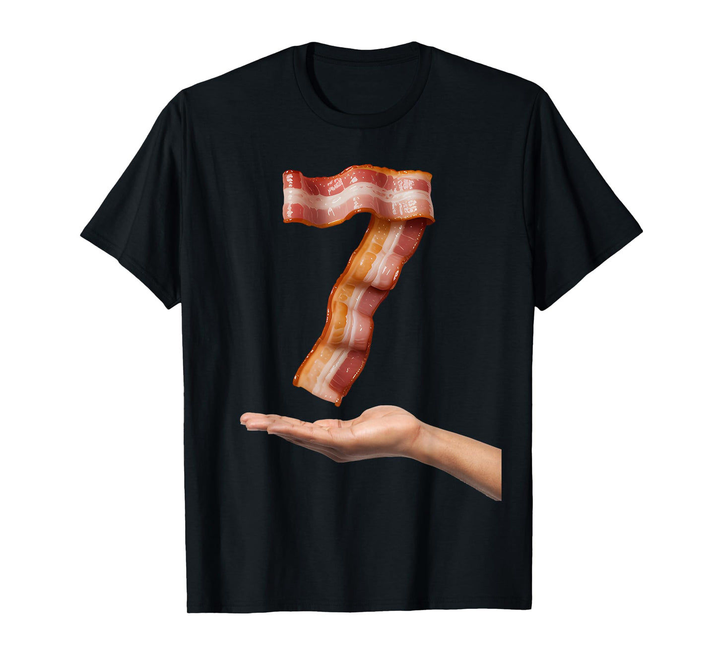 Number 7 Matching 67 Meme Breakfast Bacon T-Shirt