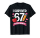I Survived 67 Days of School Six Seven 6 7 Teacher 67 Days T-Shirt