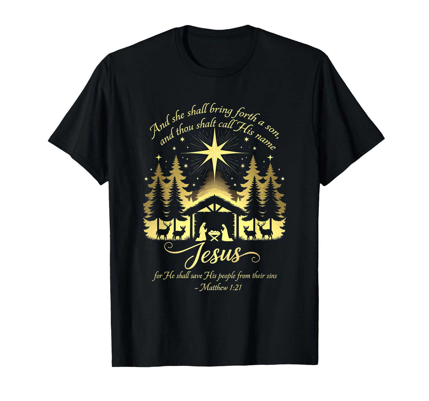 Christmas Coquette Jesus Faith T-Shirt